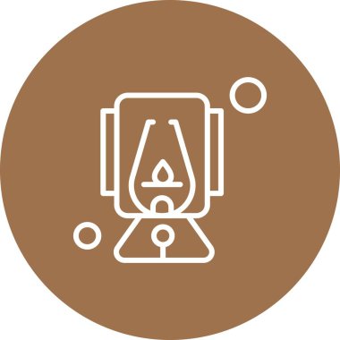 Vektör lambaları Ico, vektör illüstrasyonu