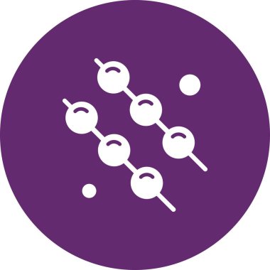 Vektör bbq Ico, vektör illüstrasyonu