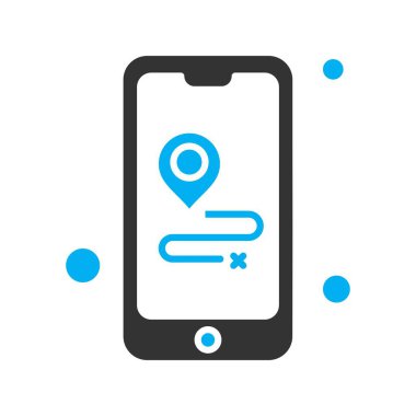 Vektör mobil ağ simgesi 