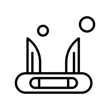  Vektör bıçağı Ico, vektör illüstrasyonu