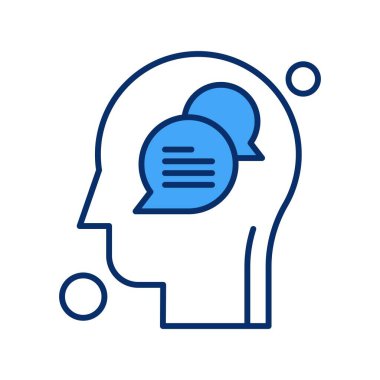 Konuşma balonu vektör çizimi 