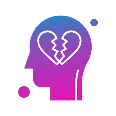 İnsan kafasının vektör illüstrasyonu 