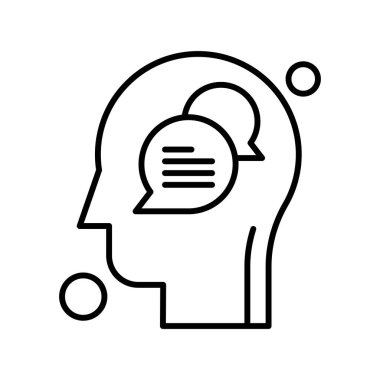 Konuşma balonu vektör çizimi 