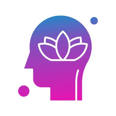 İnsan kafasının vektör illüstrasyonu 