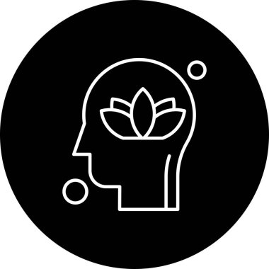 İnsan kafasının vektör illüstrasyonu 