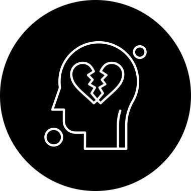 İnsan kafasının vektör illüstrasyonu 