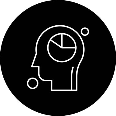 İnsan kafasının vektör illüstrasyonu 