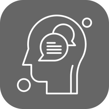 Konuşma balonu vektör çizimi 