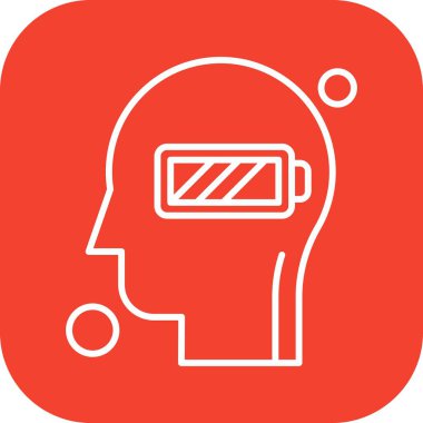 İnsan kafasının vektör illüstrasyonu 