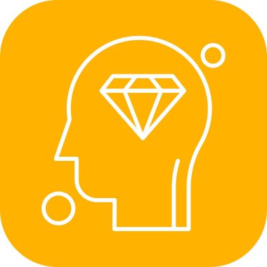 Elmas simgesi vektör illüstrasyonu