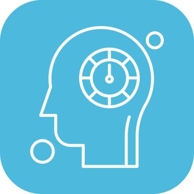 İnsan kafasının vektör illüstrasyonu 