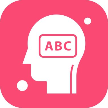 İnsan kafasının vektör illüstrasyonu 