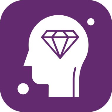 Elmas simgesi vektör illüstrasyonu