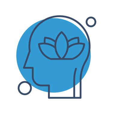 İnsan kafasının vektör illüstrasyonu 