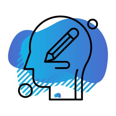  kalem simgesi vektör illüstrasyonu 