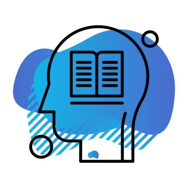 kitap simgesi, vektör illüstrasyonu