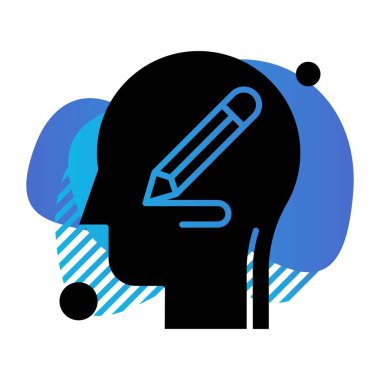  kalem simgesi vektör illüstrasyonu 