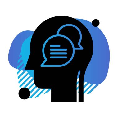 Konuşma balonu vektör çizimi 