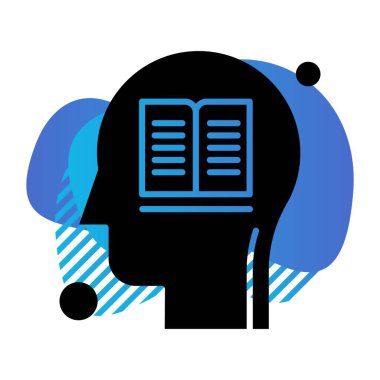 kitap simgesi, vektör illüstrasyonu