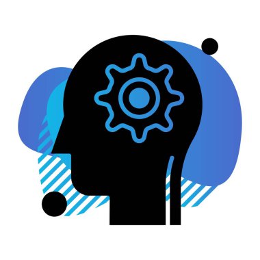 Basit ayar Simgesi, vektör illüstrasyonu