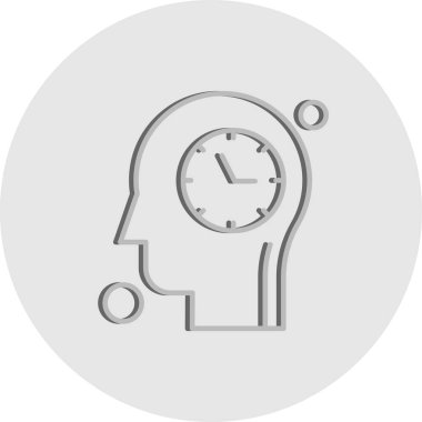 Renkli Vektör Saat Simgesi 