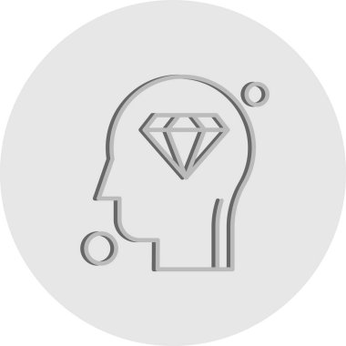 Elmas simgesi vektör illüstrasyonu