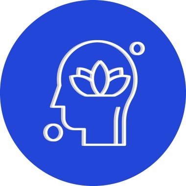 İnsan kafasının vektör illüstrasyonu 