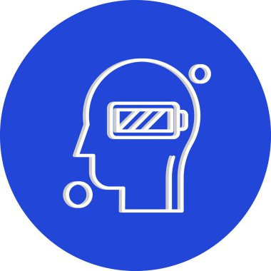 İnsan kafasının vektör illüstrasyonu 