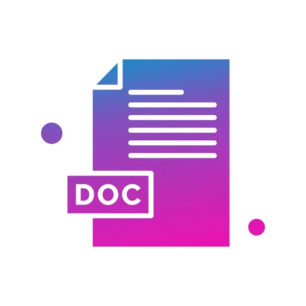 Fichier Vectoriel Doc Ico Illustration Vectorielle — Image vectorielle