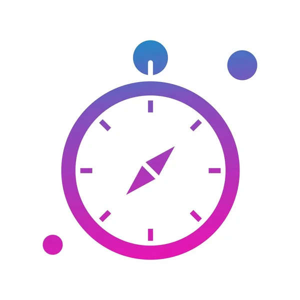 Vector Stopwatch Ico Vector Illustration — 스톡 벡터