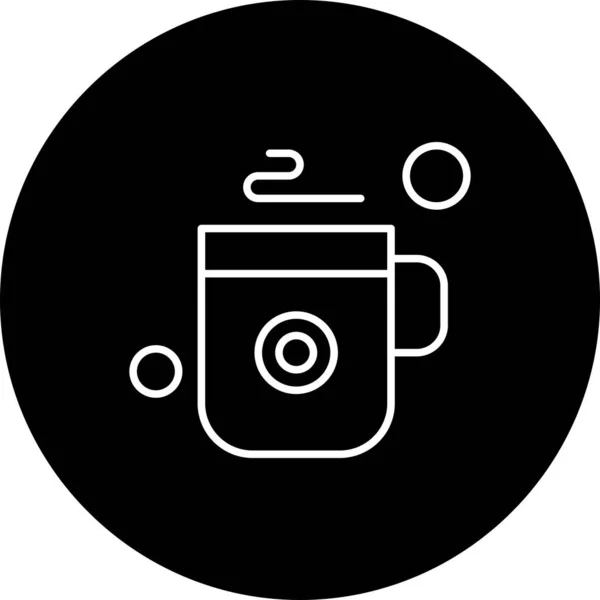 Vector Coffee Ico Εικονογράφηση Διανυσμάτων — Διανυσματικό Αρχείο