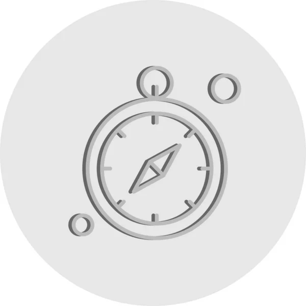 Vector Stopwatch Ico Διανυσματική Απεικόνιση — Διανυσματικό Αρχείο