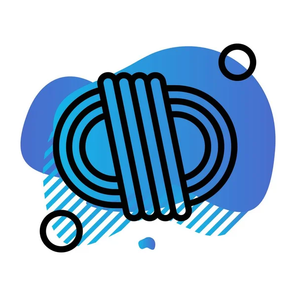  Vektör ipi Ico, vektör illüstrasyonu