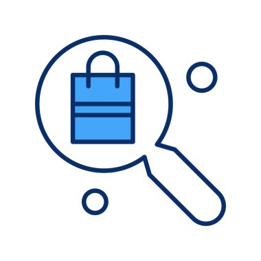 araştırma simgesi, vektör illüstrasyonu