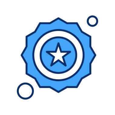 yıldız simgesi vektör illüstrasyonu