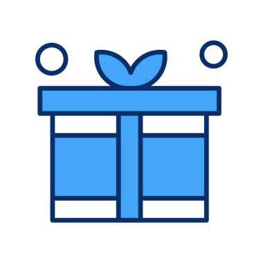 Vektör hediyesi Simgesi, vektör illüstrasyonu