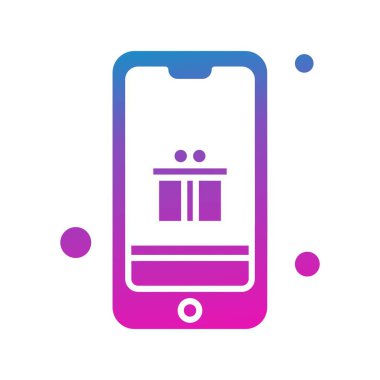 Vektör mobil ağ simgesi