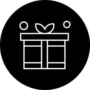 Vektör hediyesi Simgesi, vektör illüstrasyonu