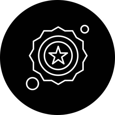 yıldız simgesi vektör illüstrasyonu