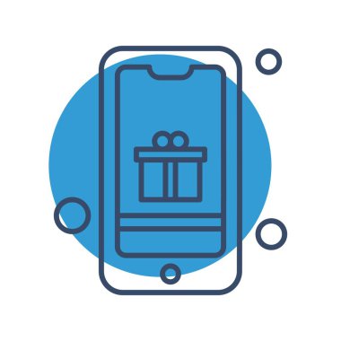 Vektör mobil ağ simgesi