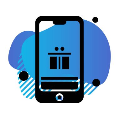 Vektör mobil ağ simgesi 