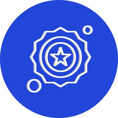 yıldız simgesi vektör illüstrasyonu