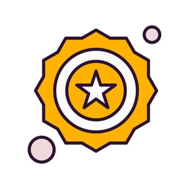 yıldız simgesi vektör illüstrasyonu