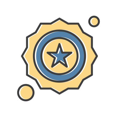 yıldız simgesi vektör illüstrasyonu