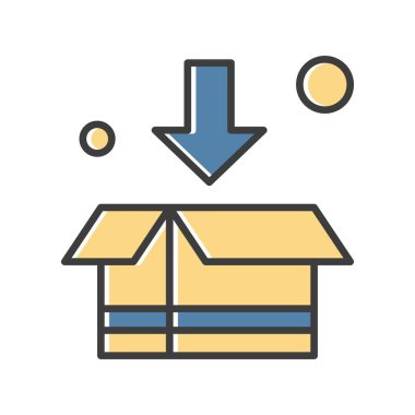 Modern ikon vektör illüstrasyonu, alışveriş kavramı 