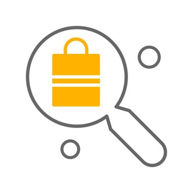 araştırma simgesi, vektör illüstrasyonu