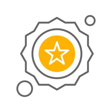 yıldız simgesi vektör illüstrasyonu