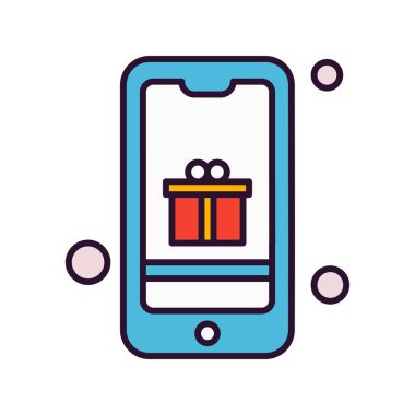 Vektör mobil ağ simgesi