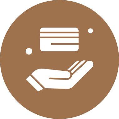 ATM Kart Simgesi, Vektör illüstrasyonu