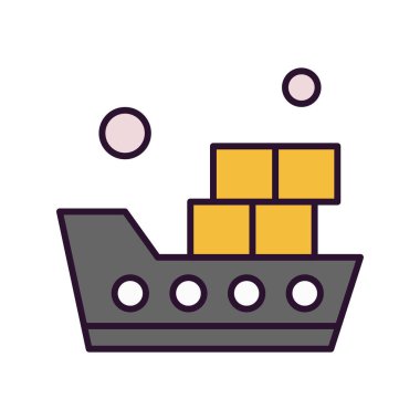 Modern ikon vektör illüstrasyonu, alışveriş kavramı 